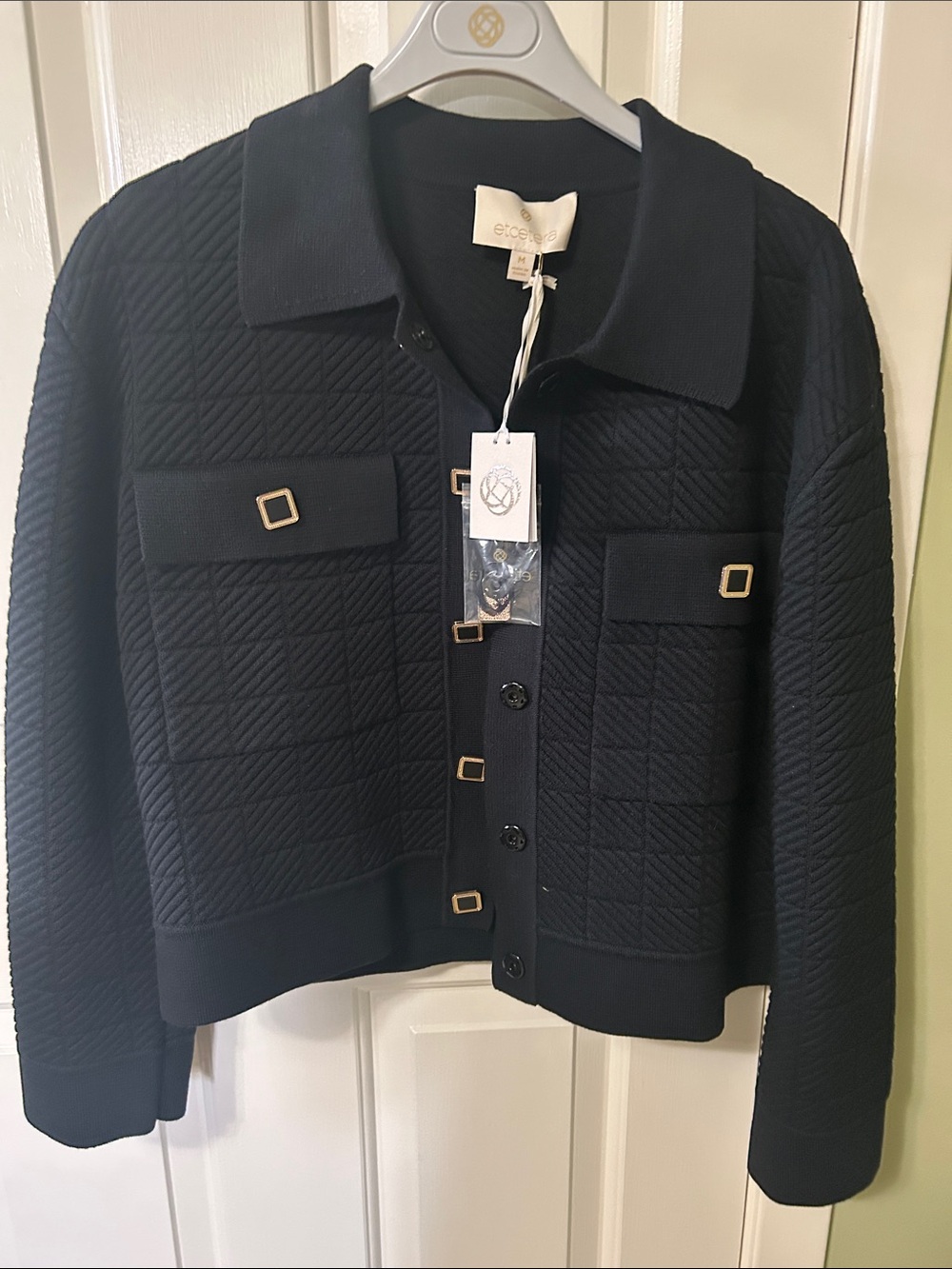Etcetera Black cropped blazer Jacket